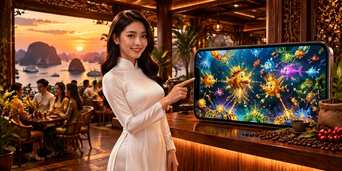 Du khách Hạ Long trải nghiệm trò chơi Bắn Cá trực tuyến trên nền tảng casino