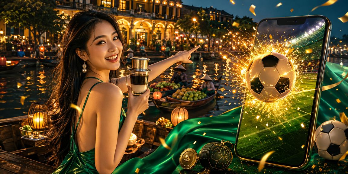 Người dùng TP. Hồ Chí Minh truy cập nền tảng casino trực tuyến qua điện thoại trong quán cà phê